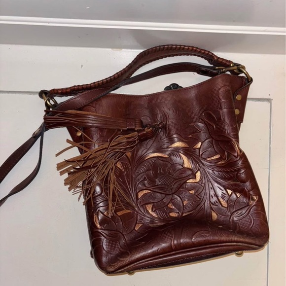 Patricia Nash Handbags - Patricia Nash brown medium Leather Handbag